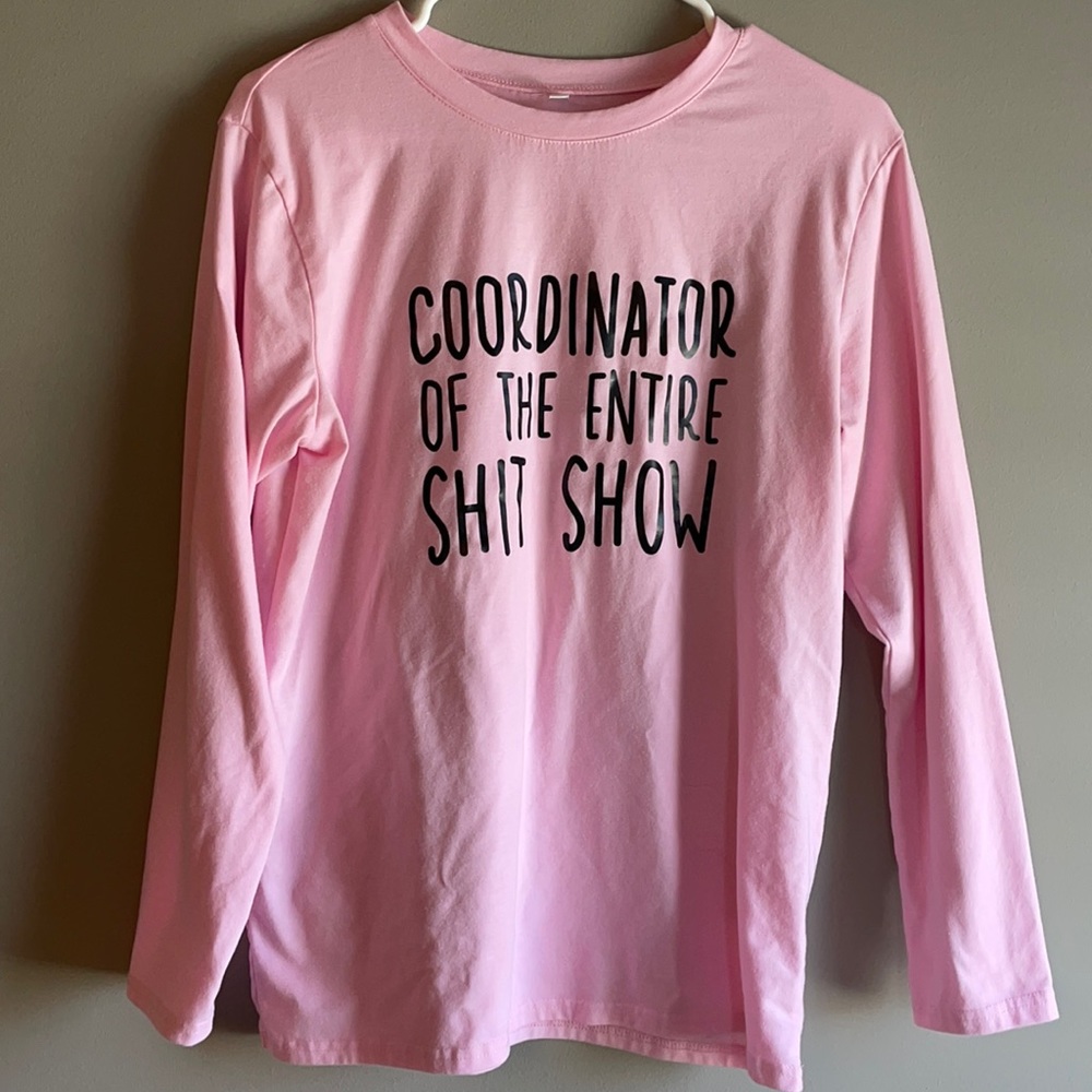Cute Mom shirt pink size M